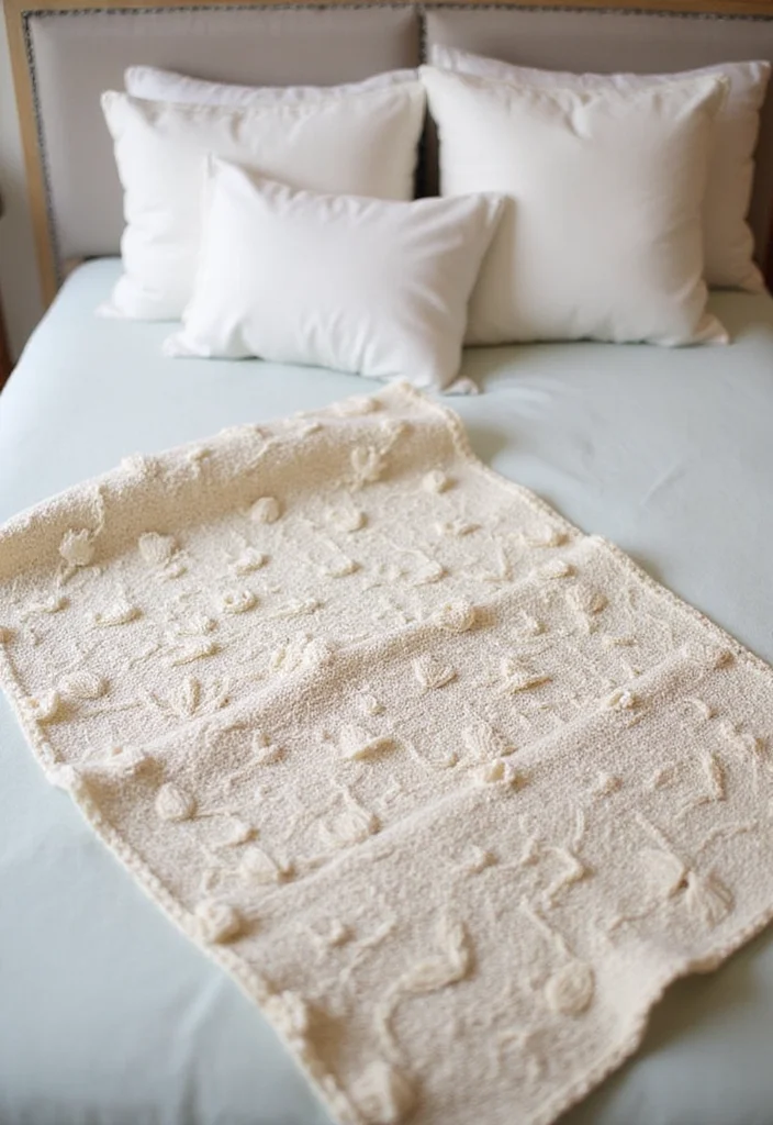 25 Cozy Home Ideas from Free Crochet Patterns for Afghans - 12. Shell Stitch Afghan