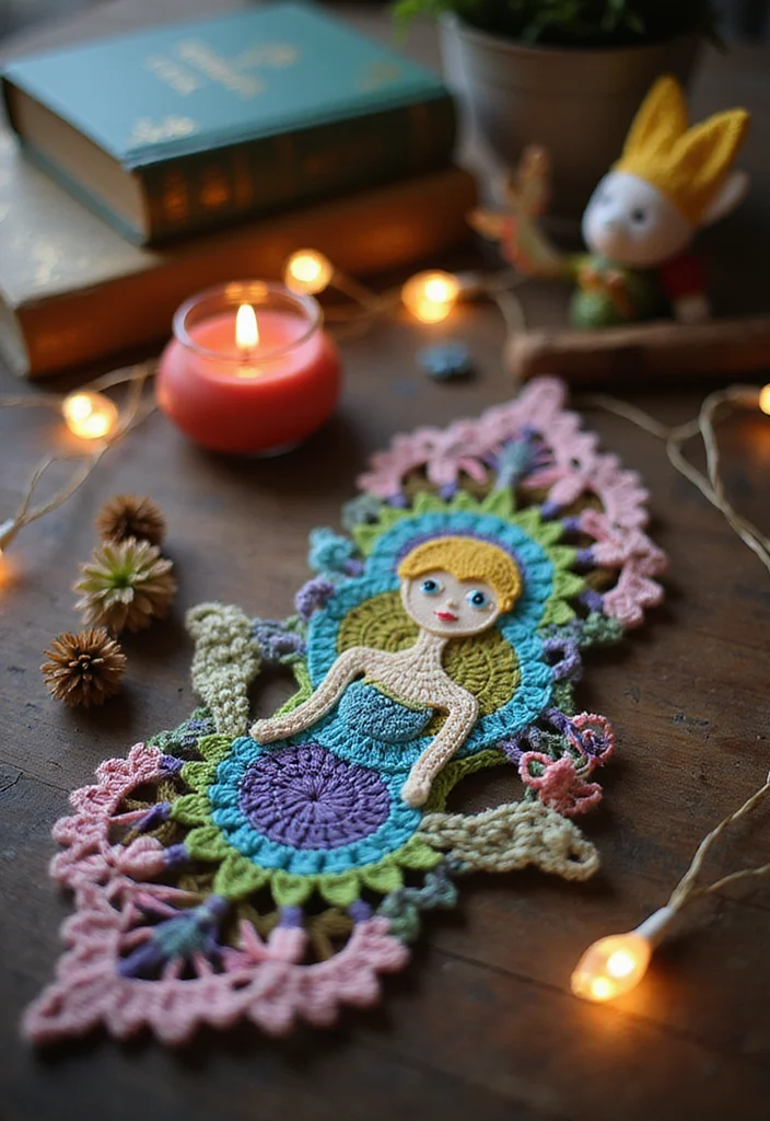 25 Creative Bookmark Ideas Using Crochet: Free Patterns for Book Lovers - 19. Fairy Tale Inspired Bookmark