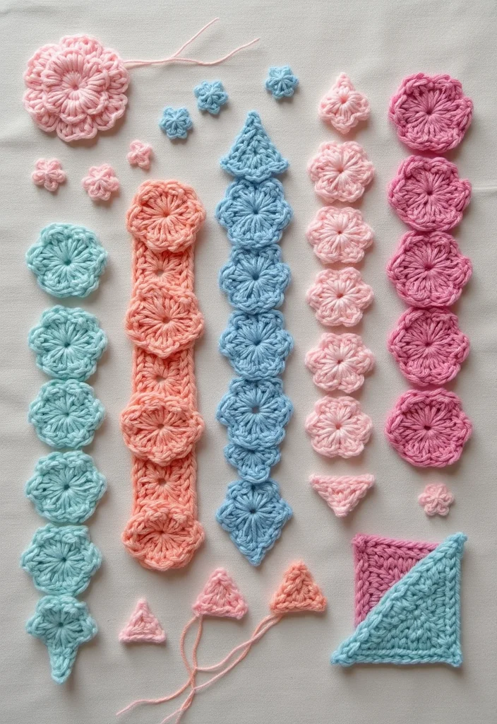 25 Creative Bookmark Ideas Using Crochet: Free Patterns for Book Lovers - 4. Geometric Shapes Bookmark