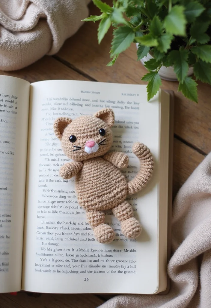 25 Creative Bookmark Ideas Using Crochet: Free Patterns for Book Lovers - 6. Animal Shaped Bookmark