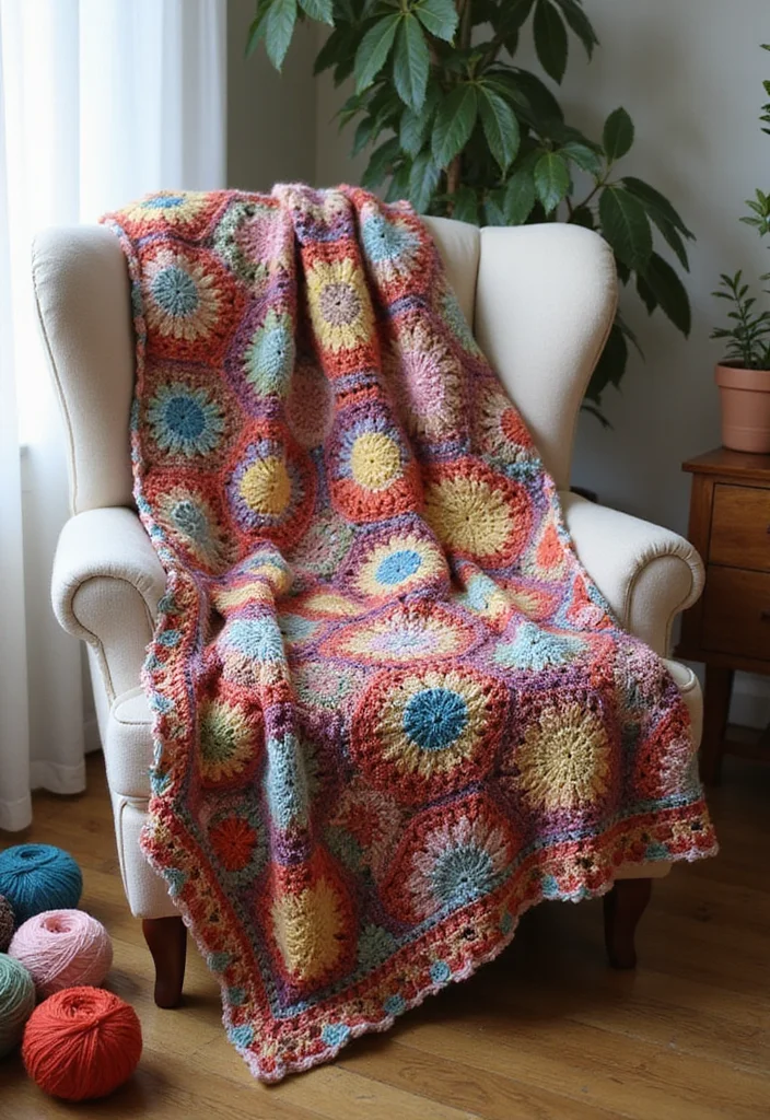 25 Easy Projects from Crochet Patterns for Beginners - 1. Cozy Crochet Blanket