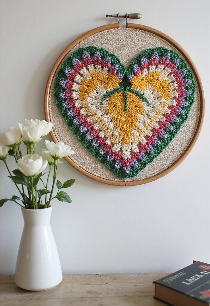 25 Elegant Designs Inspired by Lily of the Valley Crochet - 2. Floral Wall Hangings