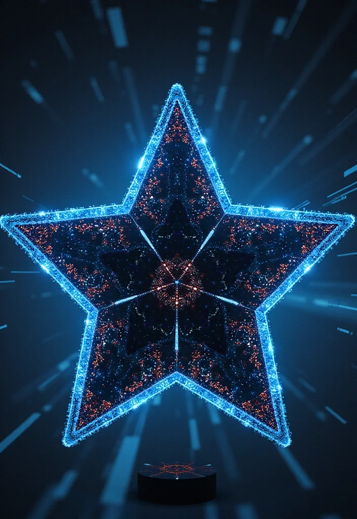 25 Gorgeous Versions of the 6-Day Star Blanket Crochet - 20. Tech-Inspired Designs