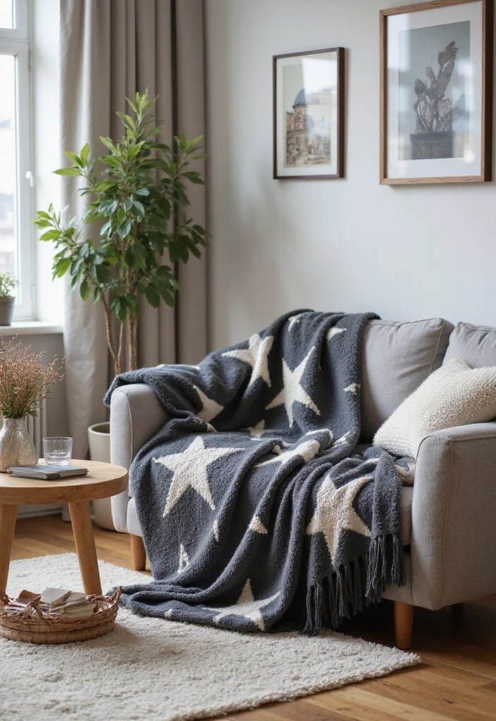 25 Gorgeous Versions of the 6-Day Star Blanket Crochet - 25. Stylish Urban Chic