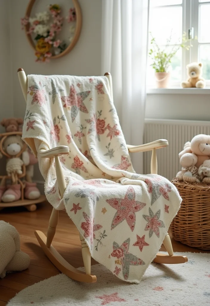 25 Gorgeous Versions of the 6-Day Star Blanket Crochet - 7. Vintage Floral Charm