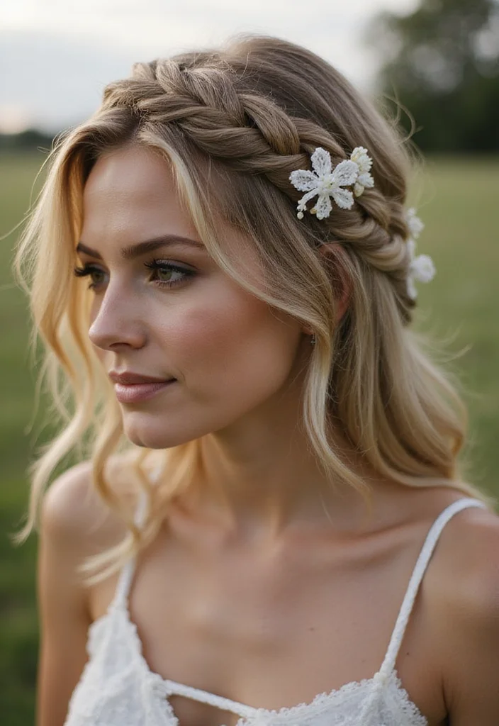 25 Stunning crochet hairstyles for black women to Recreate - 11. Braided Crown with Crochet Inserts