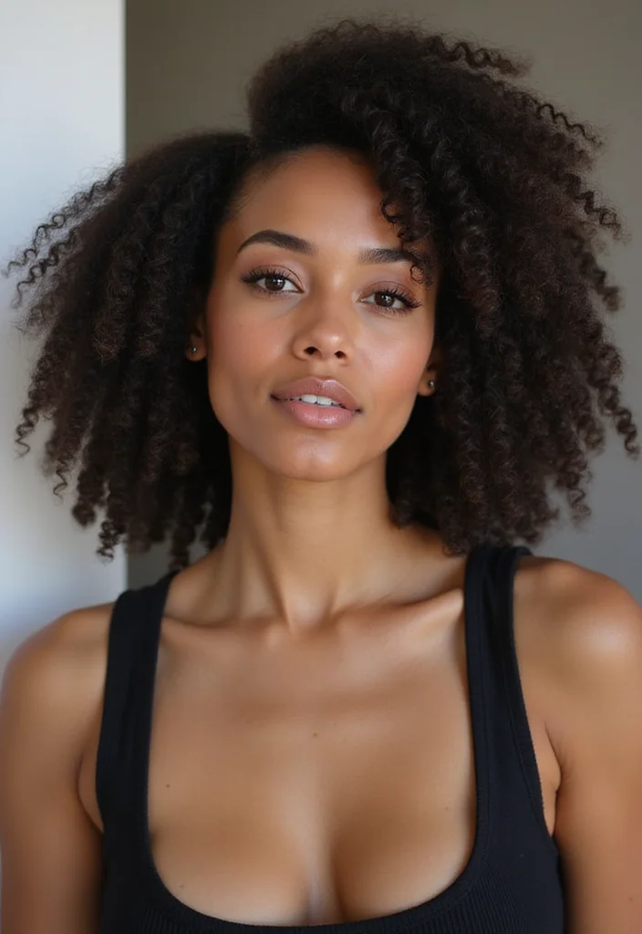 25 Stunning crochet hairstyles for black women to Recreate - 24. Natural Look Crochet