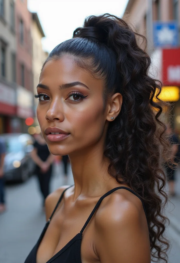 25 Stunning crochet hairstyles for black women to Recreate - 9. Crochet Ponytail