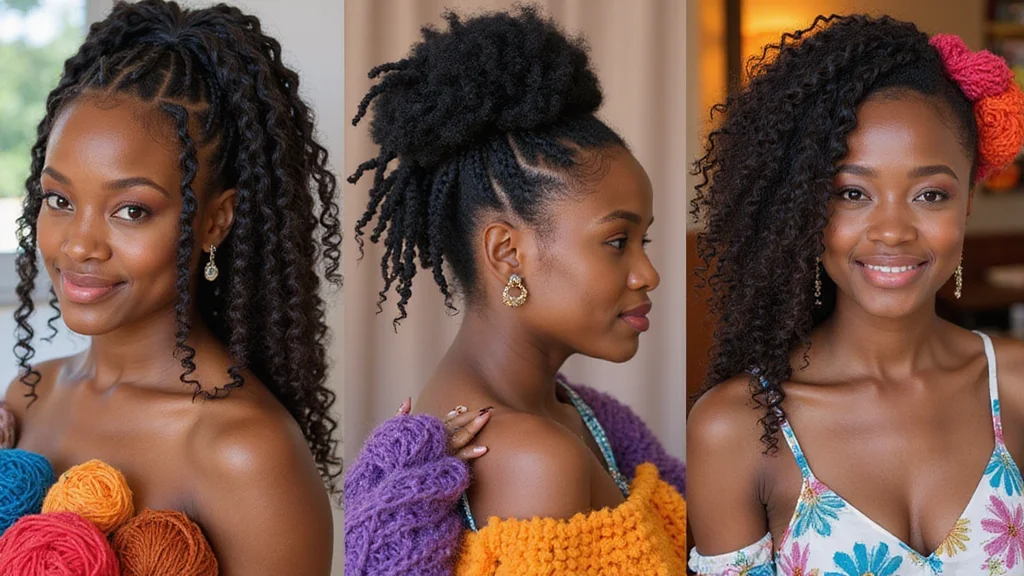 25 Stunning crochet hairstyles for black women to Recreate