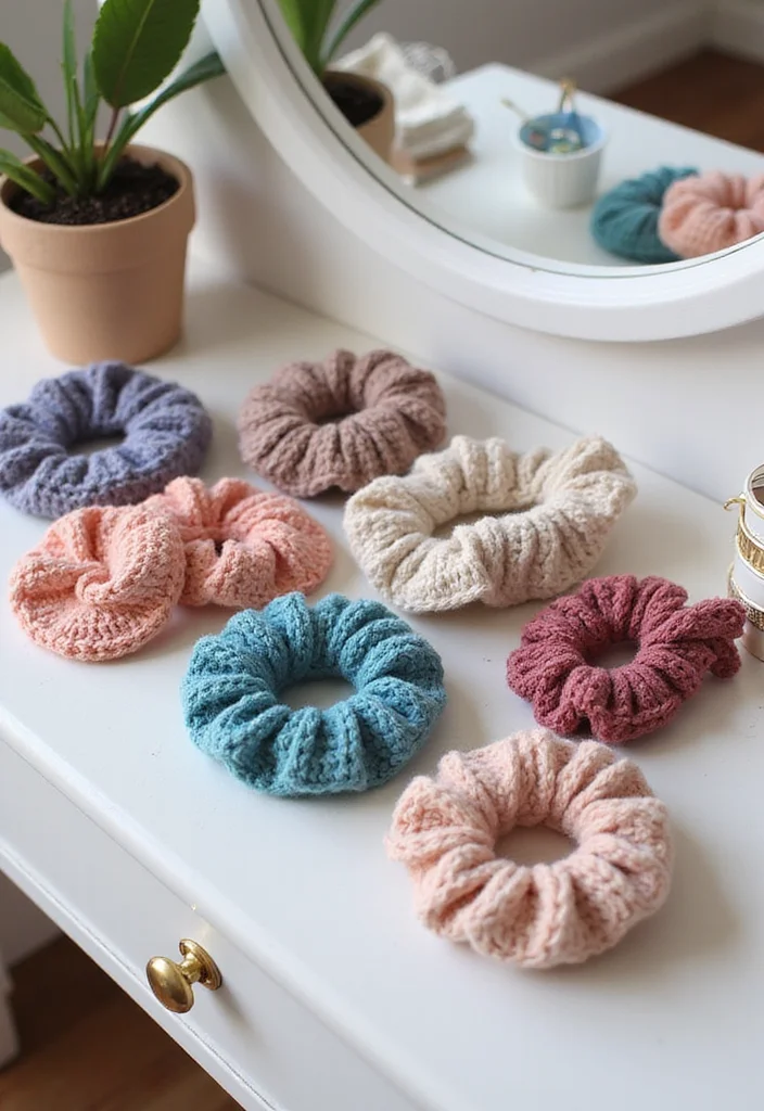 26 Beginner-Friendly Ideas with Easy Crochet Projects for Beginners - 10. Charming Crochet Hair Accessories