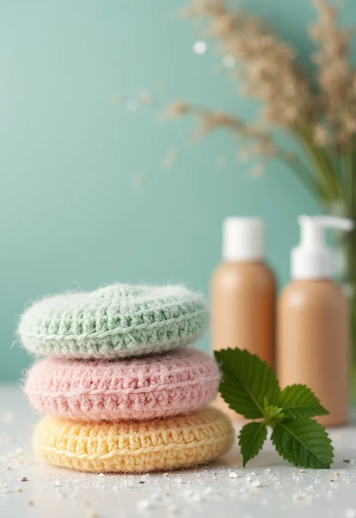 26 Beginner-Friendly Ideas with Easy Crochet Projects for Beginners - 15. Crochet Face Scrubbies