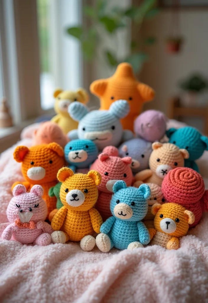 26 Beginner-Friendly Ideas with Easy Crochet Projects for Beginners - 19. Playful Crochet Toys