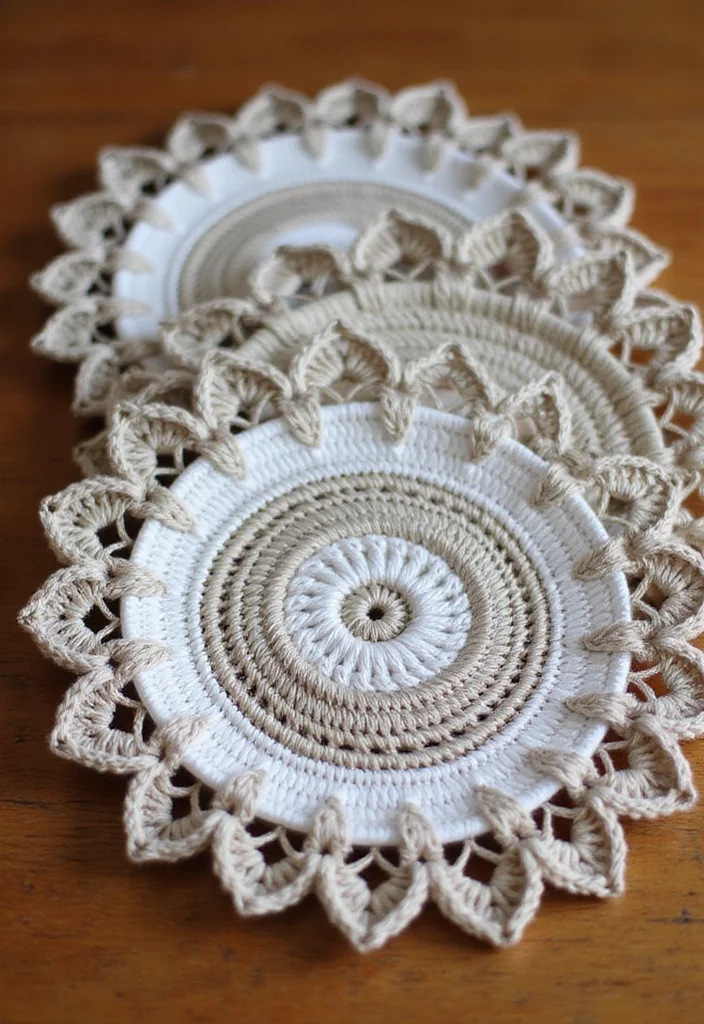 26 Creative Kitchen Ideas Using Crochet Pot Holders: Free Patterns to Brighten Up Your Space - 10. Crochet Pot Holders with Decorative Edging