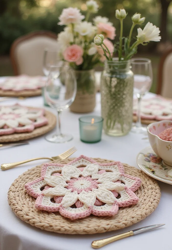 26 Creative Kitchen Ideas Using Crochet Pot Holders: Free Patterns to Brighten Up Your Space - 24. DIY Crochet Pot Holders as Party Favors