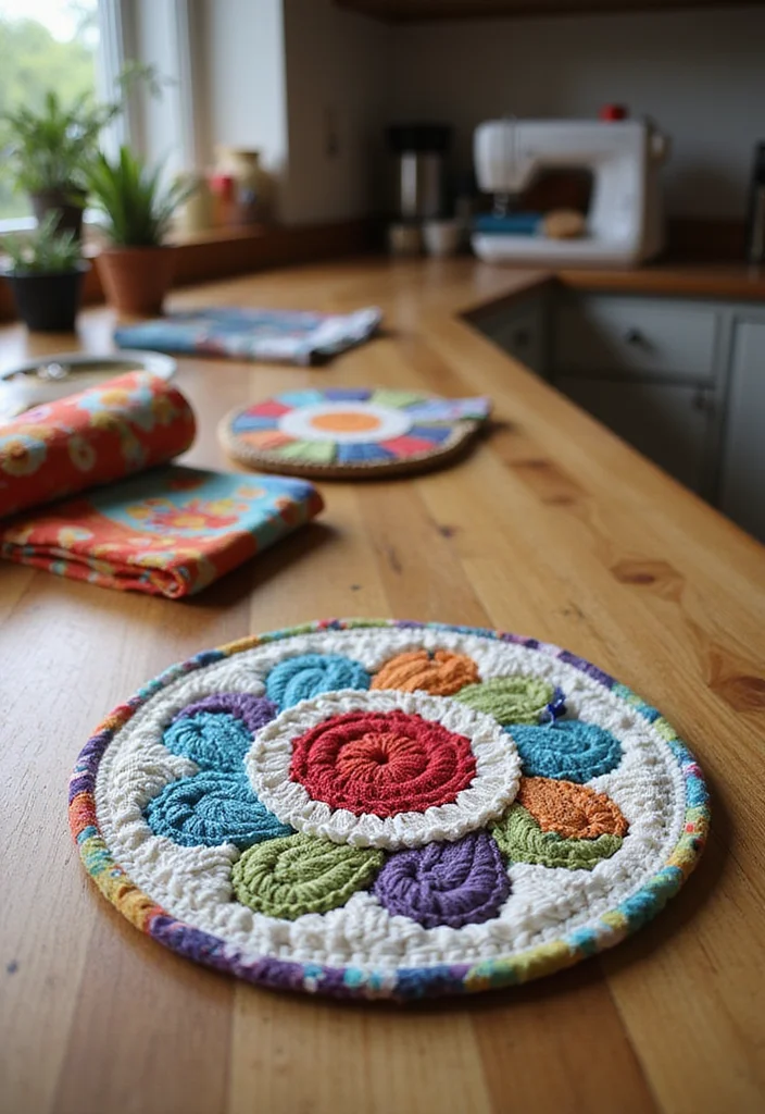 26 Creative Kitchen Ideas Using Crochet Pot Holders: Free Patterns to Brighten Up Your Space - 8. Quilted Crochet Pot Holders