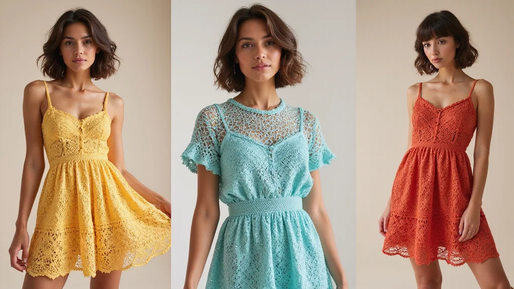 27 Adorable Outfits Made with Crochet Baby Dress Free Patterns