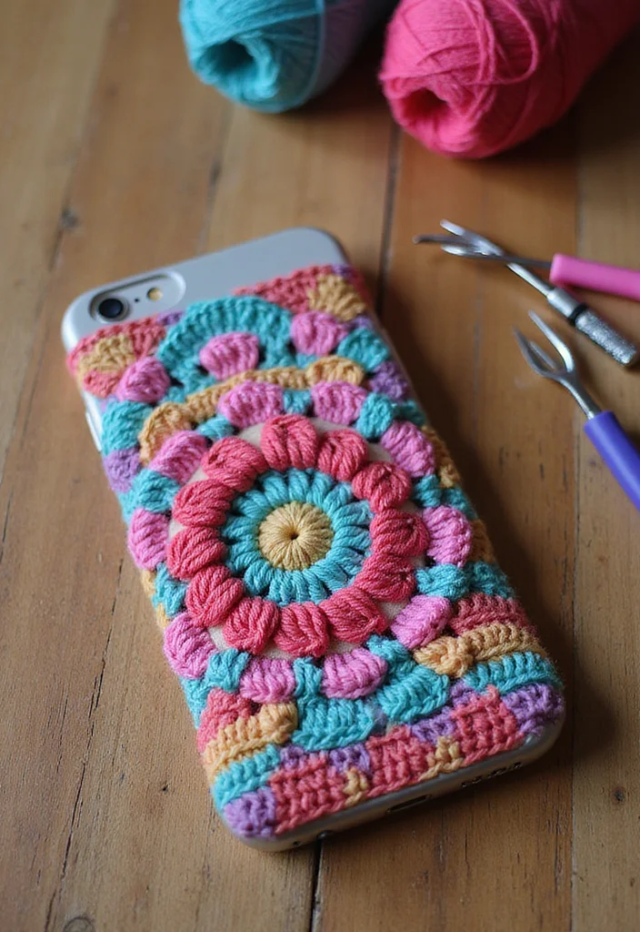 27 Beginner Projects Using Crochet Ideas for Beginners - 10. Cute Phone Cases