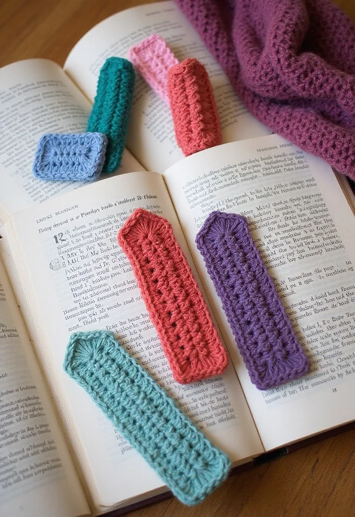 27 Beginner Projects Using Crochet Ideas for Beginners - 13. Crochet Bookmarks