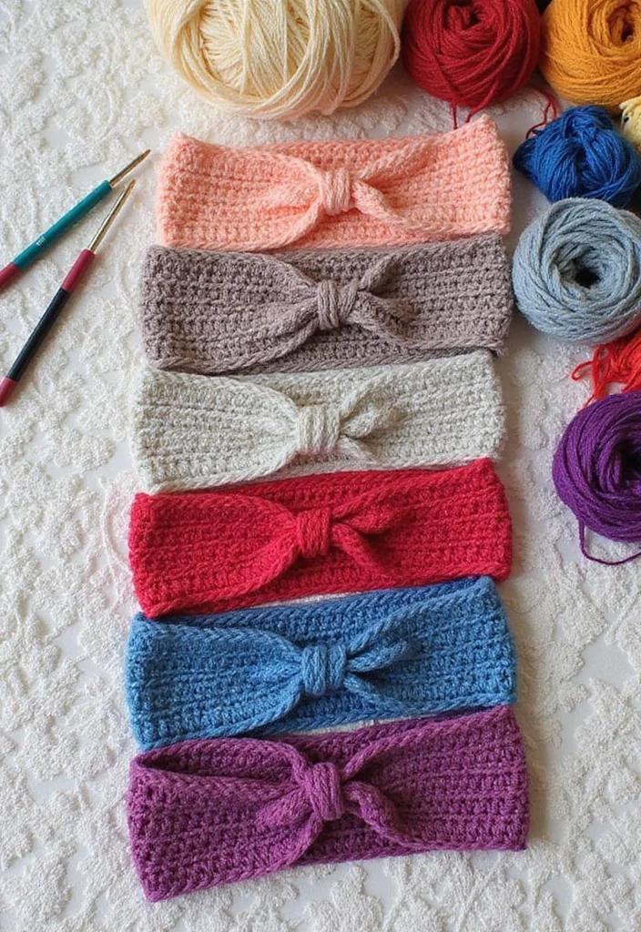 27 Beginner Projects Using Crochet Ideas for Beginners - 4. Twisted Crochet Headbands