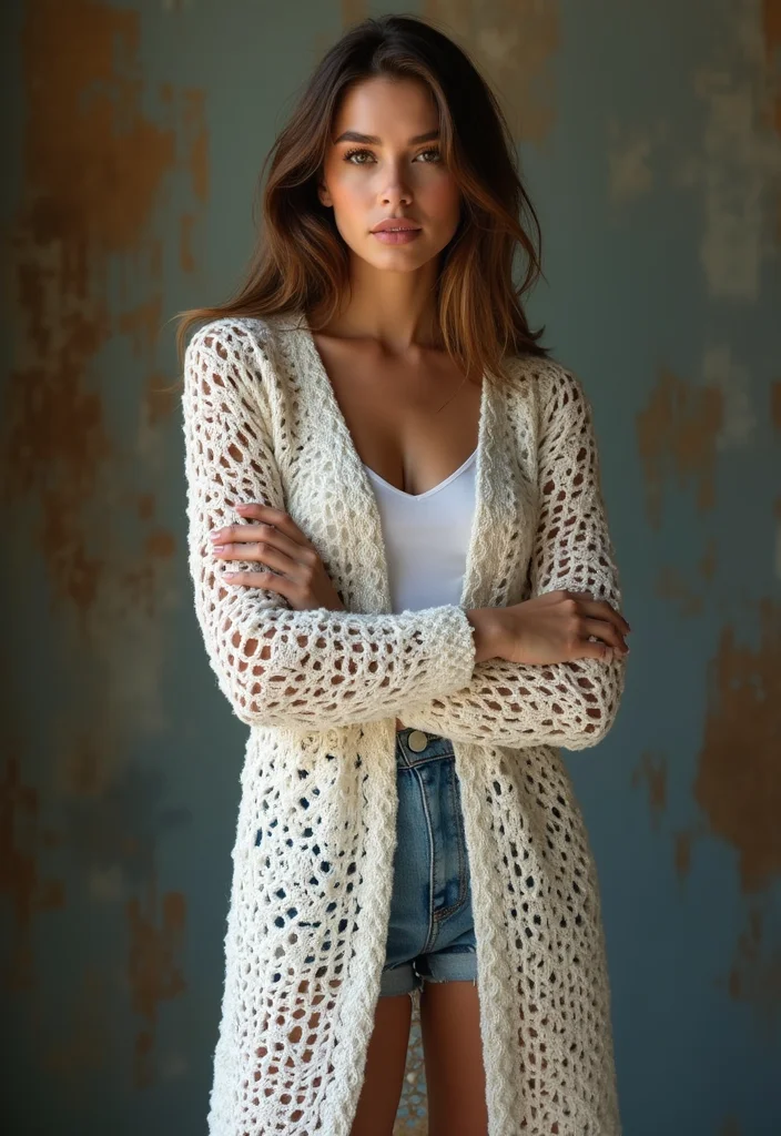 27 Cozy Crochet Cardigan Patterns That You'll Love - 19. The Long Cardigan