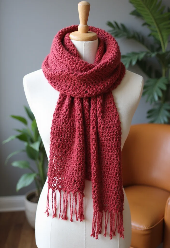27 Creative Crafts for What to Crochet When Bored - 11. Trendy Crochet Scarves