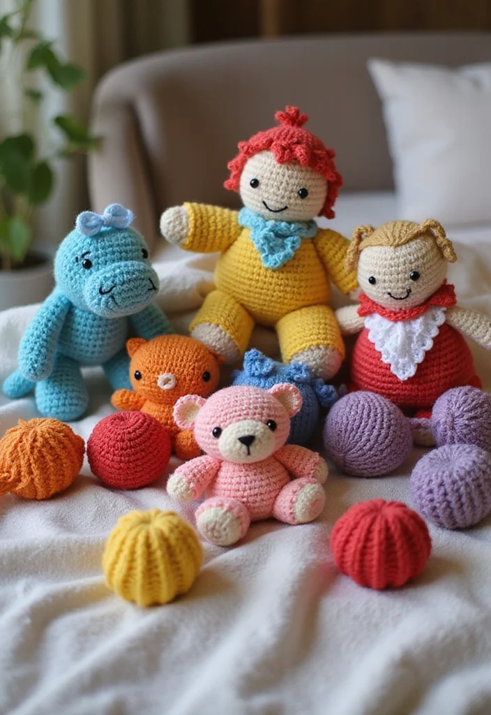 27 Creative Crafts for What to Crochet When Bored - 12. Fun Crochet Toys