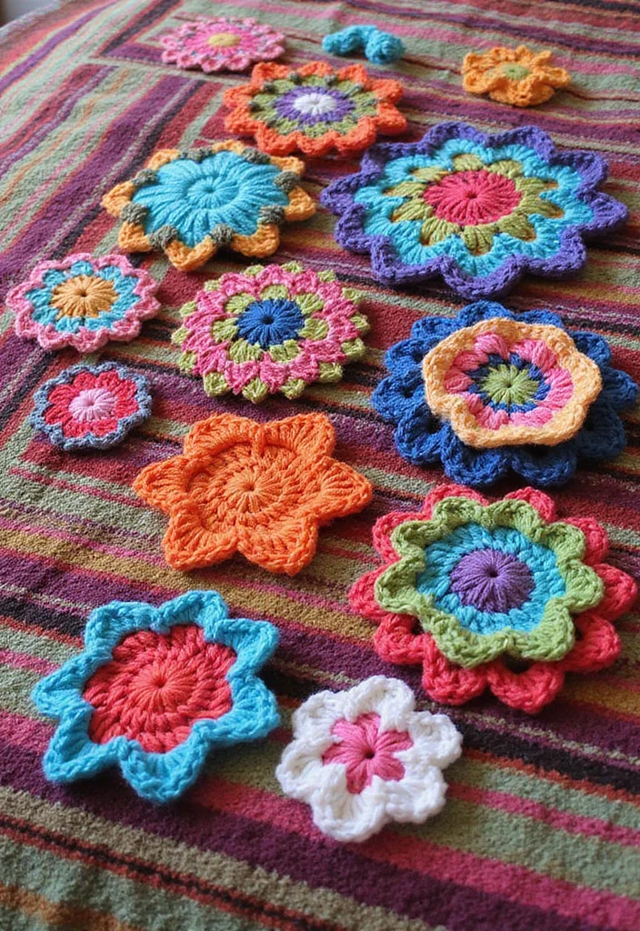 27 Home Décor Ideas with Crochet Coasters: Free Pattern Included! - 5. Upcycled Yarn Coasters