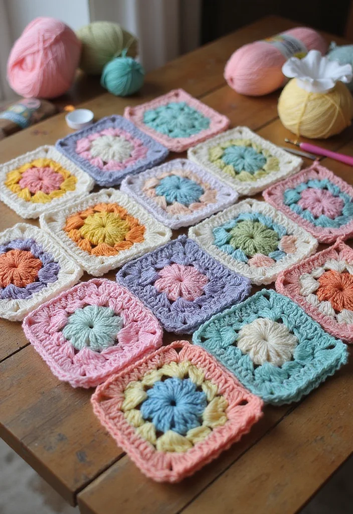 27 Inspiring Designs Using Easy Crochet Baby Blanket Free Pattern - 1. Classic Granny Square Bliss