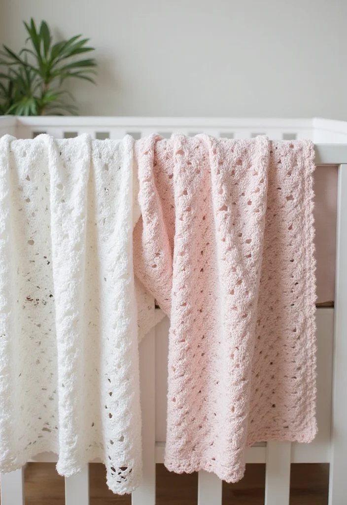 27 Inspiring Designs Using Easy Crochet Baby Blanket Free Pattern - 19. Lacy Delight