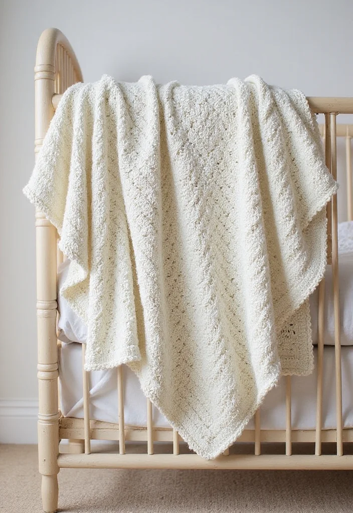 27 Inspiring Designs Using Easy Crochet Baby Blanket Free Pattern - 3. Shell Stitch Elegance