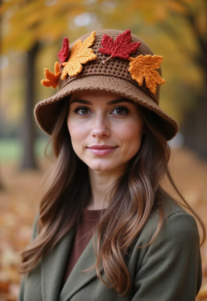 27 Trendy Accessories Using Crochet Bucket Hat Free Pattern - 22. Seasonal Themes