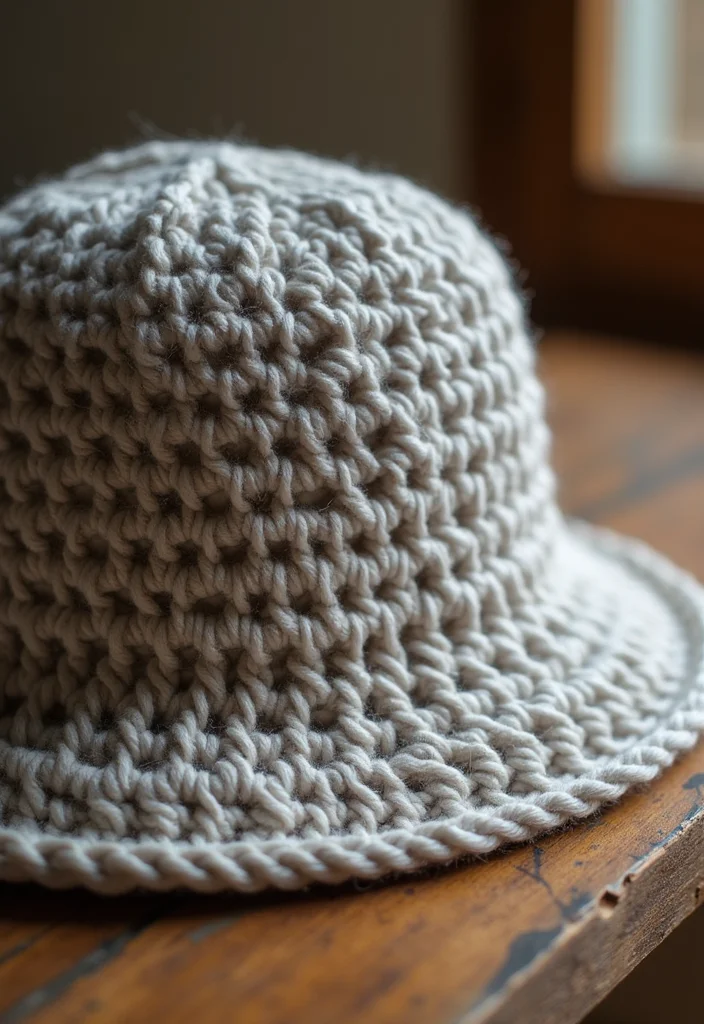 27 Trendy Accessories Using Crochet Bucket Hat Free Pattern - 6. Textured Patterns