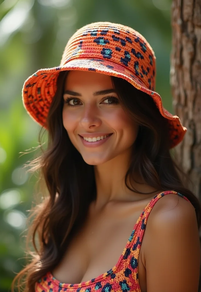 27 Trendy Accessories Using Crochet Bucket Hat Free Pattern - 8. Animal Prints