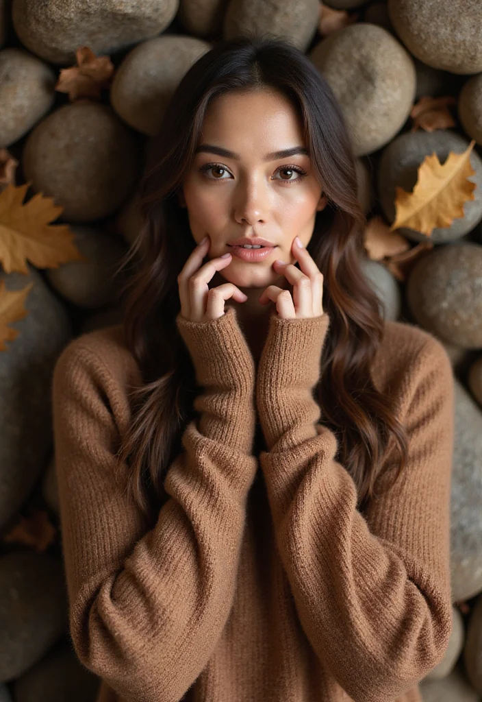 27 Winter Makes Using Crochet Fingerless Gloves: Free Patterns - 21. Earthy Tones Fingerless Gloves