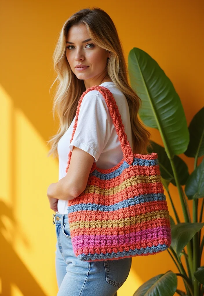 28 Useful Accessories from Crochet Bag Patterns - Free! - 1. Classic Tote Bag