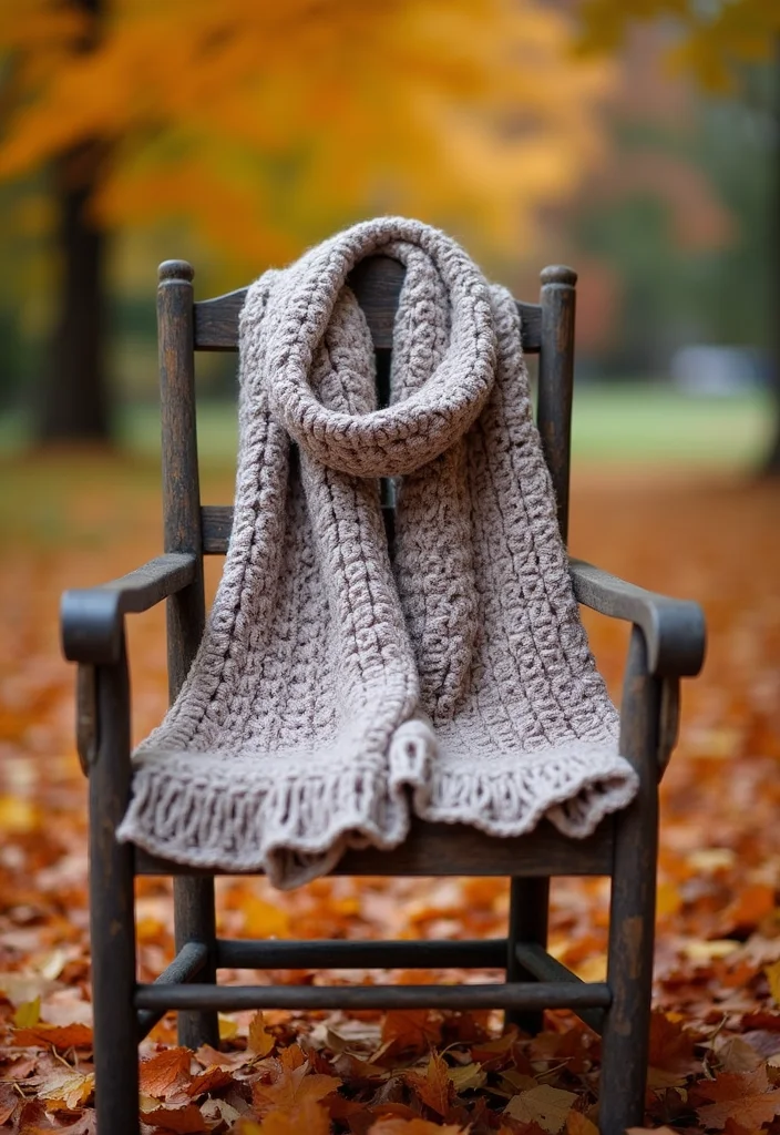 28 Useful Accessories from Crochet Bag Patterns - Free! - 20. Blanket Scarf