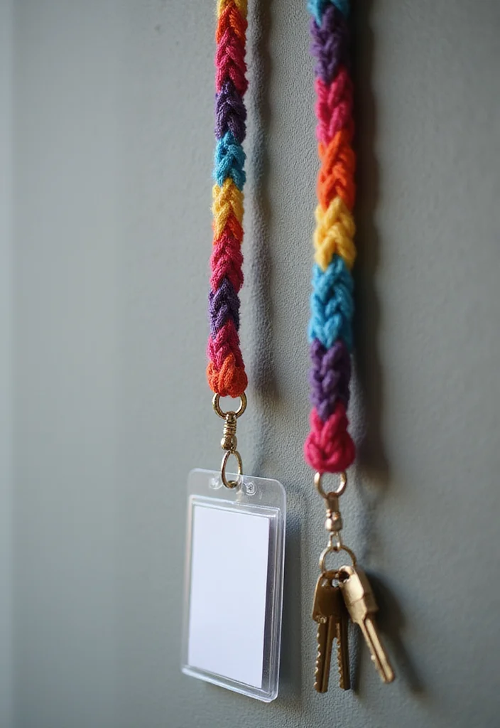 28 Useful Accessories from Crochet Bag Patterns - Free! - 8. Lanyard