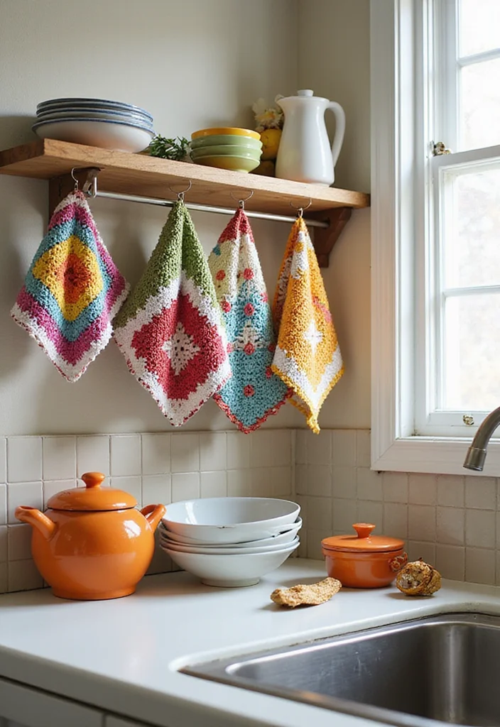28 Visual Tutorials Inspired by Granny Square Crochet Pattern Diagram - 23. Granny Square Dishcloths