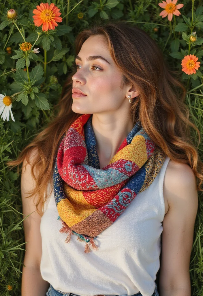 28 Warm & Stylish Makes with Crochet Scarf Pattern Free - 10. Patchwork Scarf