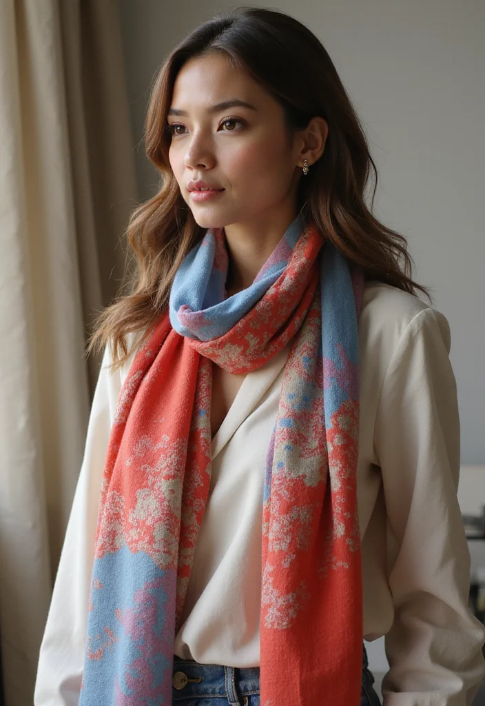 28 Warm & Stylish Makes with Crochet Scarf Pattern Free - 26. Statement Scarf