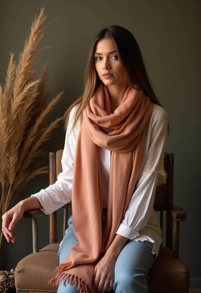 28 Warm & Stylish Makes with Crochet Scarf Pattern Free - 7. Ombre Scarf