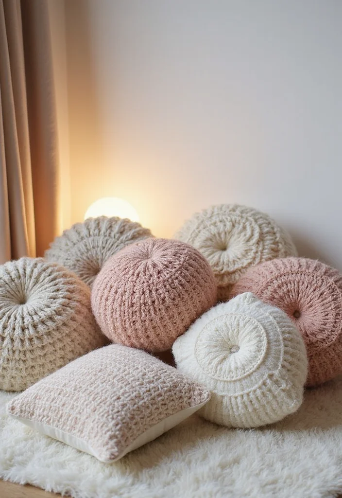 29 Adorable Makes Using Baby Blanket Crochet Patterns - 10. Baby Blanket Pillows