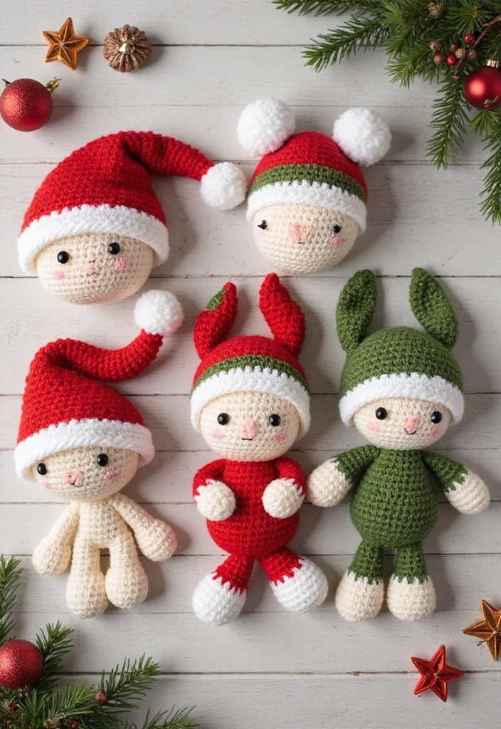 29 Adorable Makes Using Baby Blanket Crochet Patterns - 27. Festive Baby Accessories for Holidays