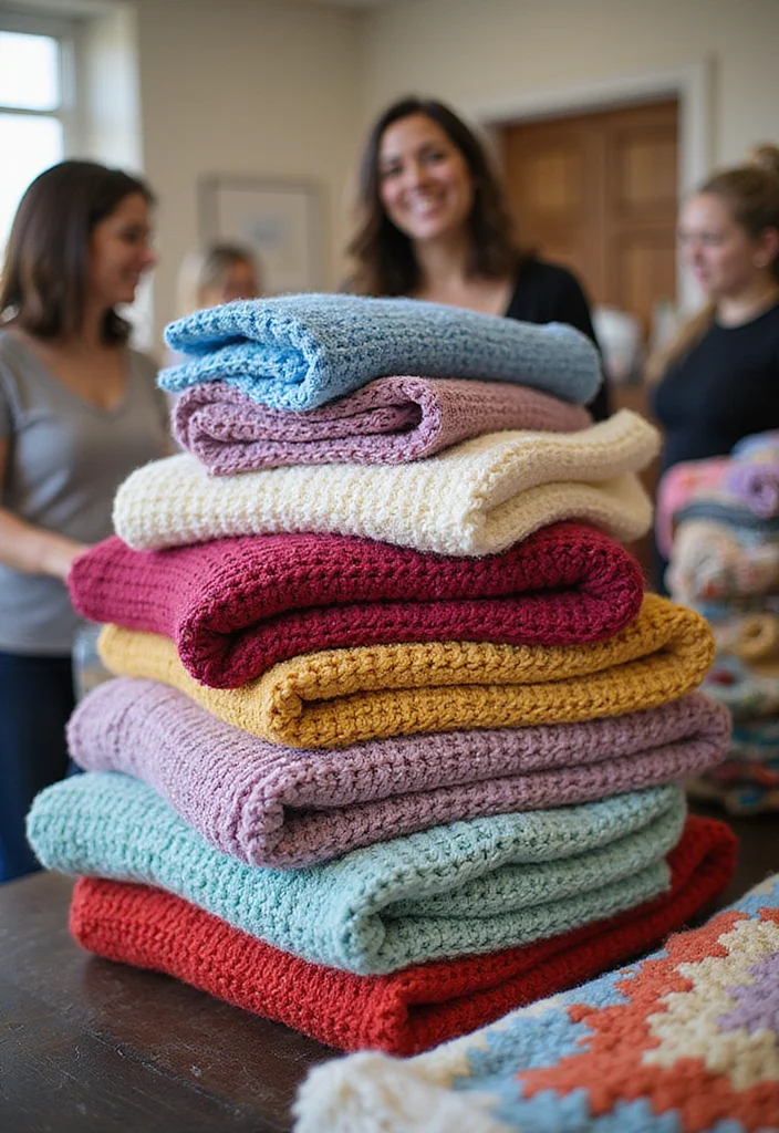 29 Adorable Makes Using Baby Blanket Crochet Patterns - 29. Sweet Crochet Blankets for Generosity