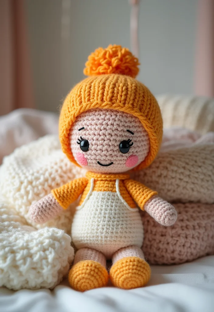 29 Adorable Makes Using Baby Blanket Crochet Patterns - 7. Keepsake Baby Dolls
