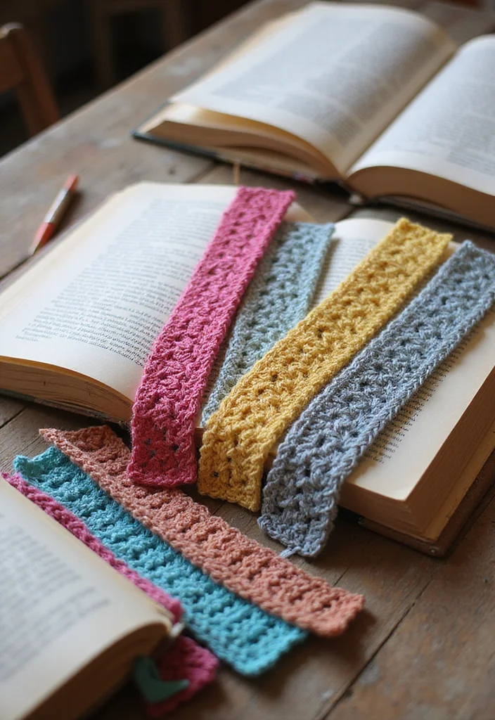 29 Artistic Designs Using Crochet Tapestry Pattern Free Charts - 13. Crochet Bookmarks for Readers