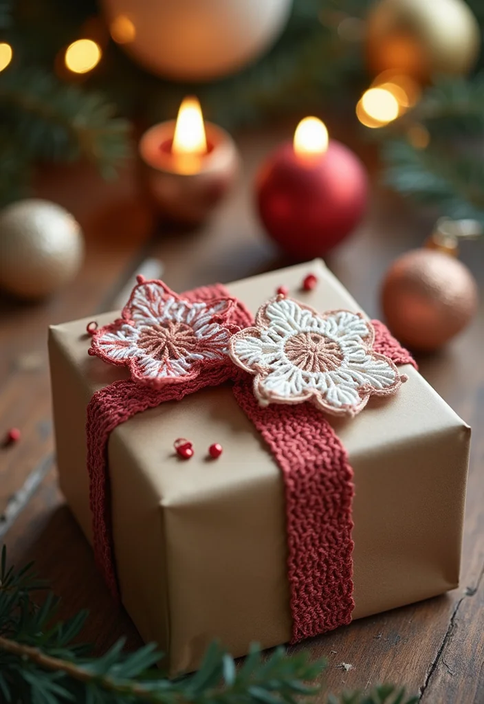 29 Artistic Designs Using Crochet Tapestry Pattern Free Charts - 17. Crochet Gift Wrap for a Special Touch