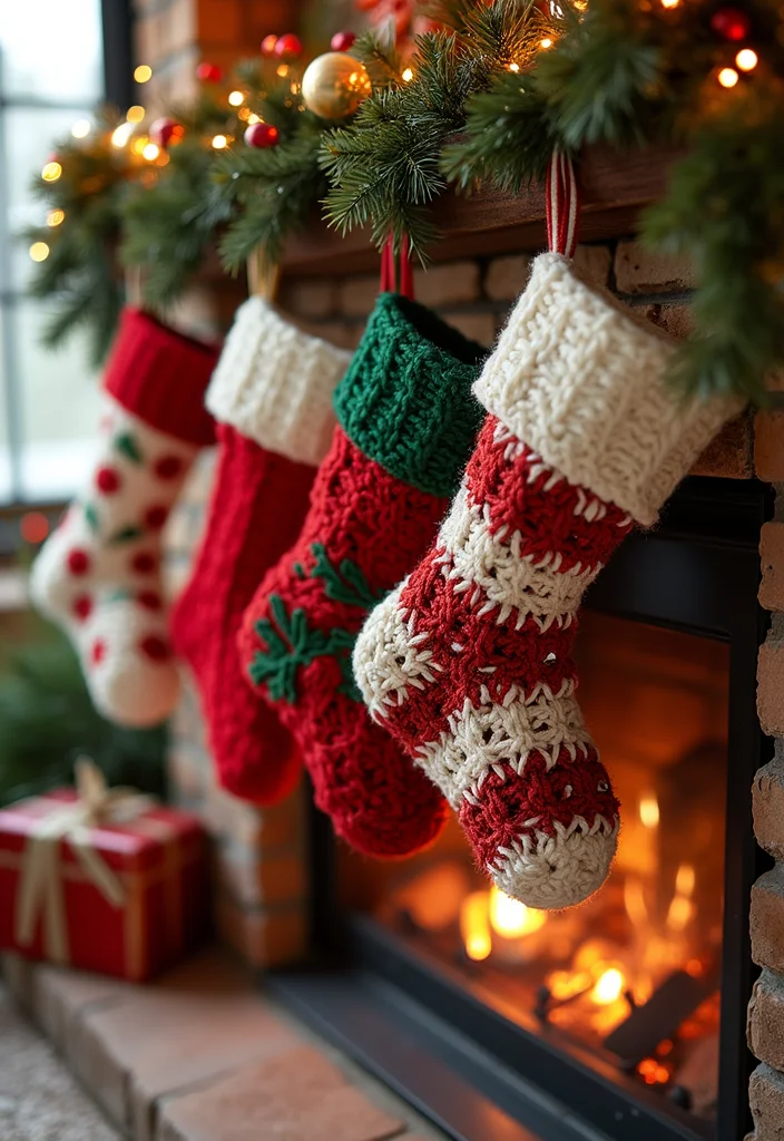 29 Artistic Designs Using Crochet Tapestry Pattern Free Charts - 29. Crochet Holiday Stockings for Family Fun