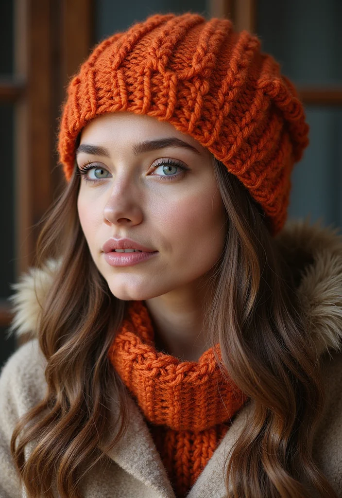29 Cozy Winter Looks Using Crochet Beanie Patterns: Free DIY Crochet Ideas - 1. Classic Chunky Beanie