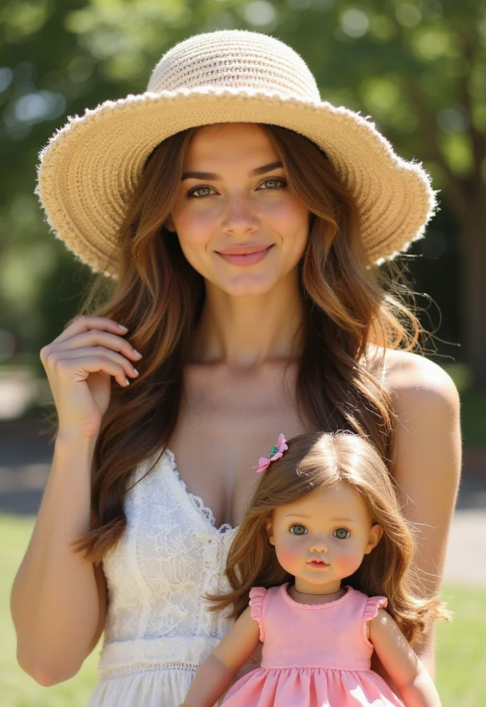 29 Cute Outfit Ideas from Crochet Doll Clothes Free Patterns - 16. Playful Sun Hat